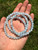 Aquamarine Elastic Bracelet Grade AA - 6mm and 8mm Beads