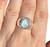 Rainbow Moonstone Ring - SIZE 9 US - Sterling Silver - No.904