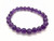 Amethyst Elastic Bracelet (A Grade) - 8mm Beads