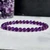 Amethyst Elastic Bracelet (A Grade) - 6mm Beads 