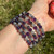 Third Eye Chakra Elastic Bracelet - 6mm Beads 