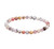 Pink Opal Elastic Bracelet - 6mm Beads 