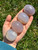 Blue Rose Quartz Palm Stone 