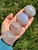 Blue Rose Quartz Palm Stone 