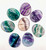Rainbow Fluorite Worry Stone 