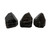 Top polished Raw Black Tourmaline Stone Point 