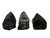Top polished Raw Black Tourmaline Stone Point 