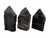 Top polished Raw Black Tourmaline Stone Point 