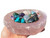 Rose Quartz Bowl (rough edge, polished top)