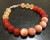 Fire Element & Energy Boost Clasp Bracelet - 8mm Beads 