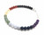 7 Chakra Clasp Bracelet - 6mm Beads 
