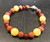 Sacral Chakra Clasp Bracelet - 6mm & 8mm & 10mm Beads 