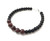 Root Chakra Clasp Bracelet - 6mm & 8mm Beads - Garnet & Black Obsidian 