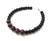 Root Chakra Clasp Bracelet - 6mm & 8mm Beads - Garnet & Black Obsidian 