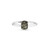 Raw Pyrite Bezel Ring in Sterling Silver 