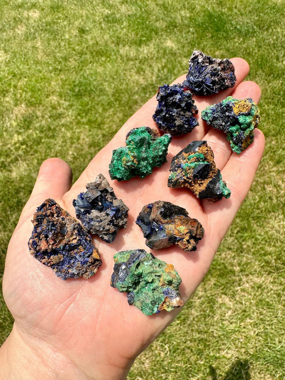 Raw Azurite Malachite Cluster 