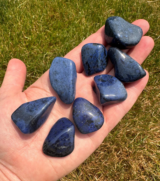 Dumortierite Tumbled Stone - Grade AA 