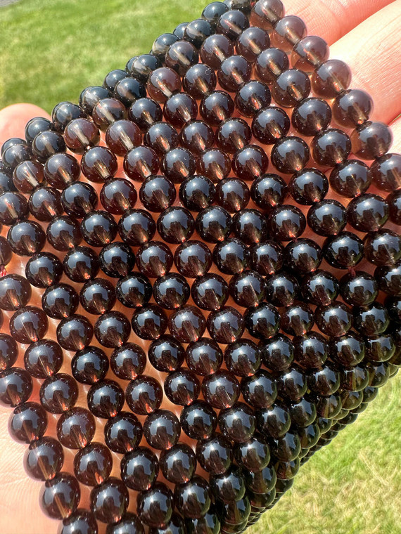 Smoky Quartz Bead Strand 