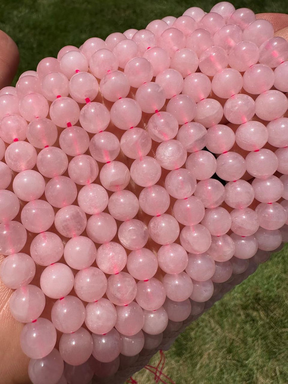 Rose Quartz Bead Strand 