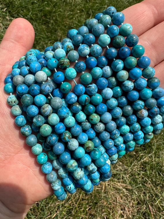 Chrysocolla Bead Strand (Peru) 
