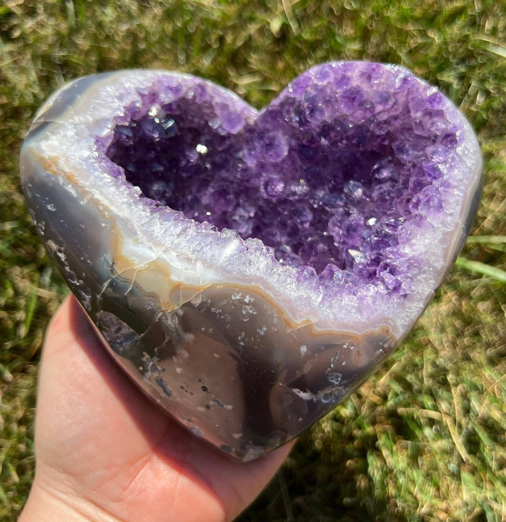 Amethyst Heart Cluster - No.8 