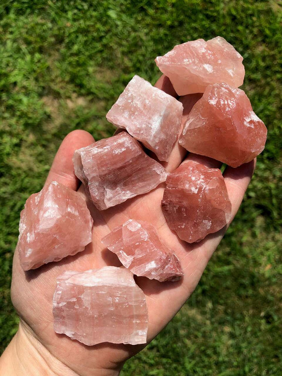 Raw Strawberry Calcite Stone
