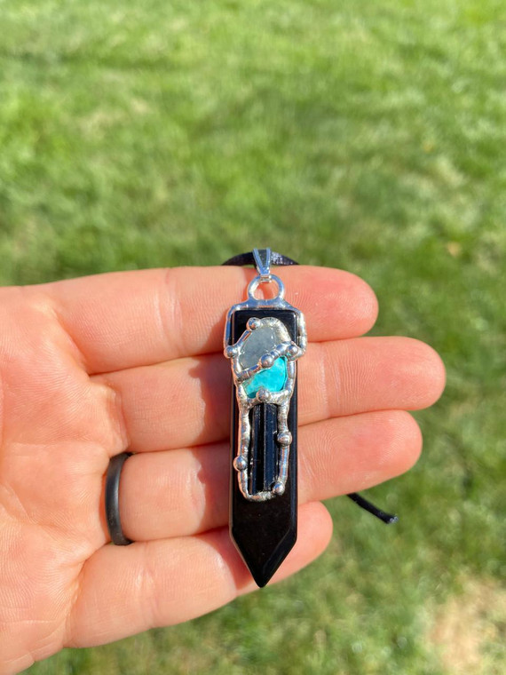 Keep Me Safe Blade Amulet Necklace (Protection) | New Moon Beginnings