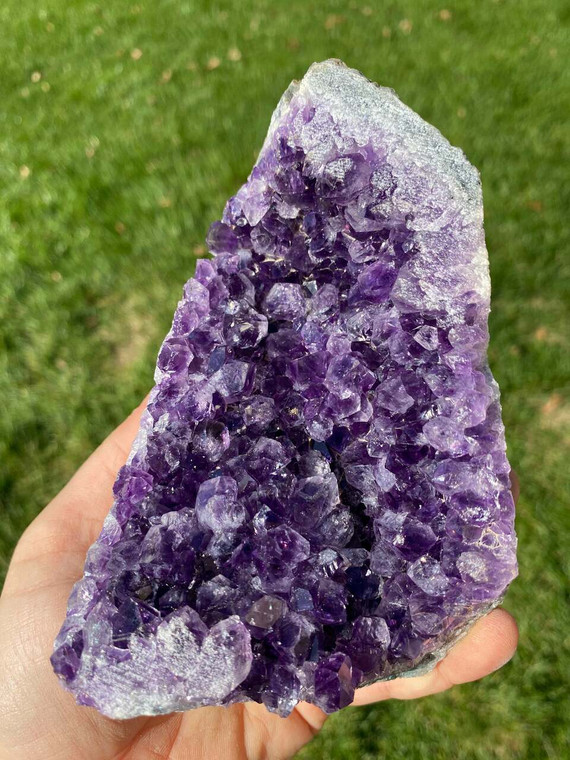 Raw Amethyst Standing Crystal Cluster - 107