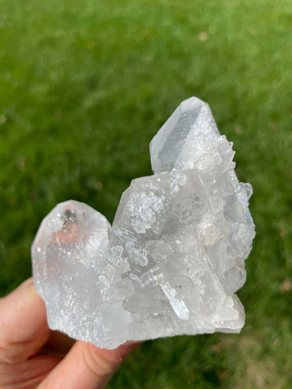 Raw Clear Quartz Crystal Cluster - 25