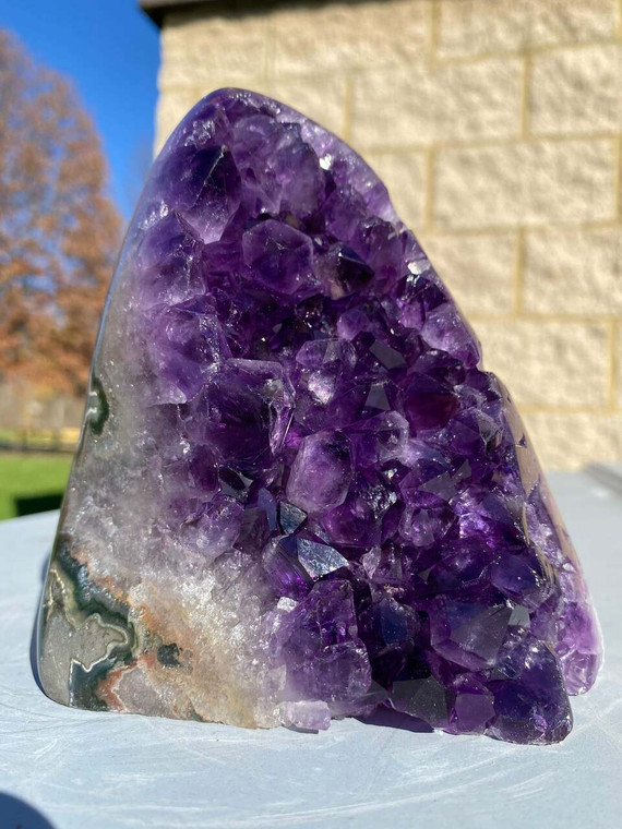 Raw Amethyst Standing Crystal Cluster - 99