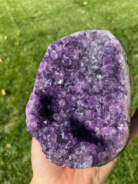 Raw Amethyst Standing Crystal Cluster - 154