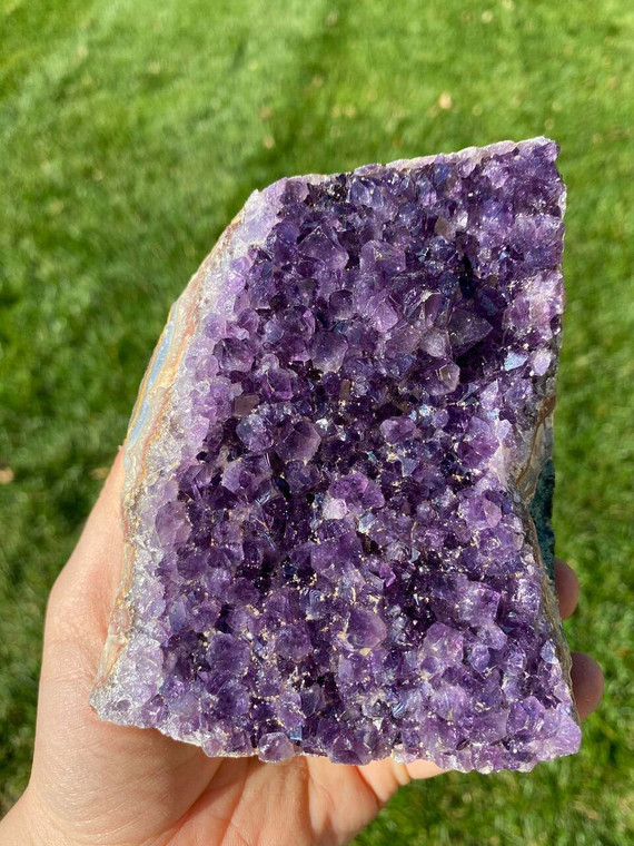 Raw Amethyst Standing Crystal Cluster - 109