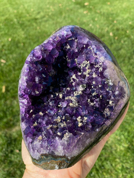 Raw Amethyst Standing Crystal Cluster - 141