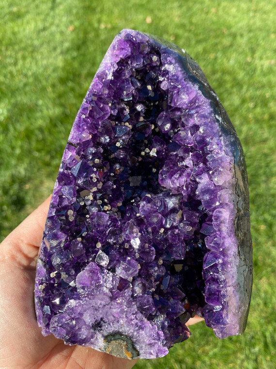 Raw Amethyst Standing Crystal Cluster - 134