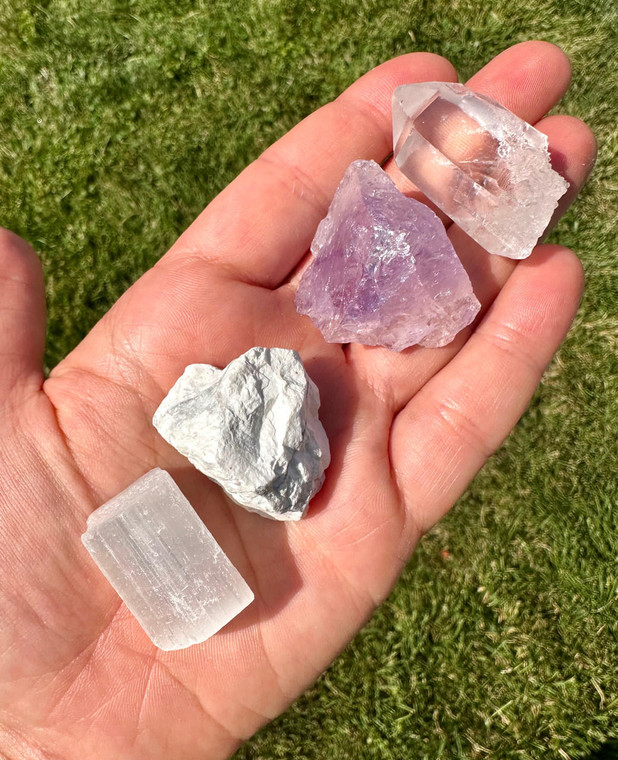 Peaceful Sleep Stone Set (Raw) | New Moon Beginnings