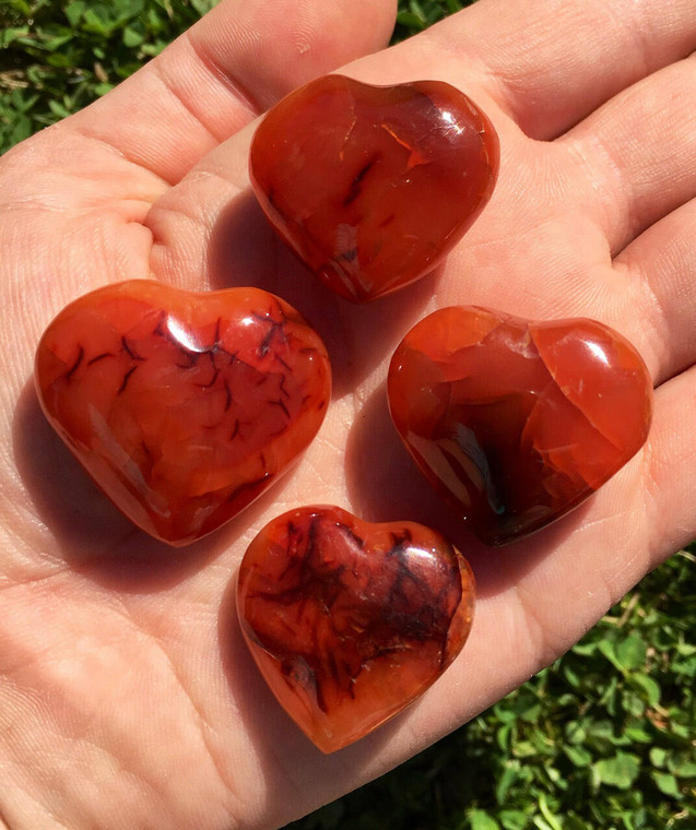 Carnelian Heart - Polished Stone