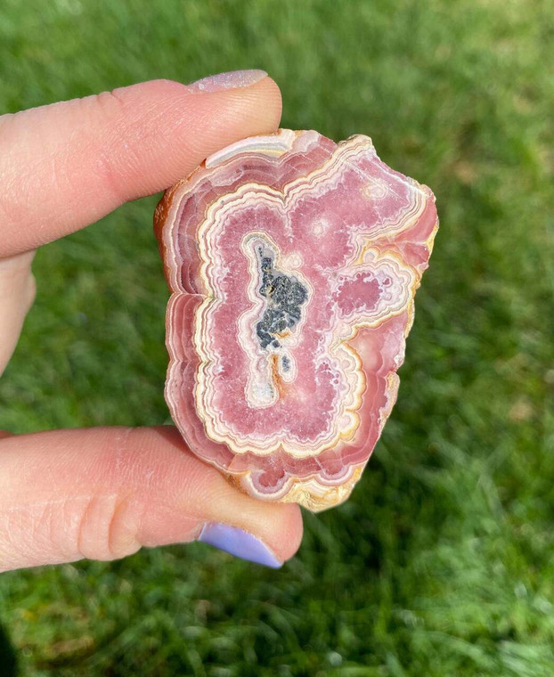 Rhodochrosite Slab - Polished Stone