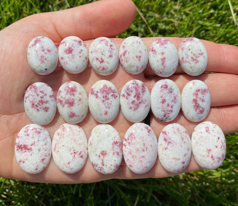 Cinnabar Cabochon - Polished Stone Oval