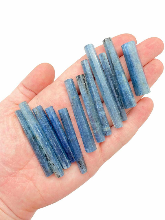 Blue Kyanite Barrel - Polished Crystal Barrel