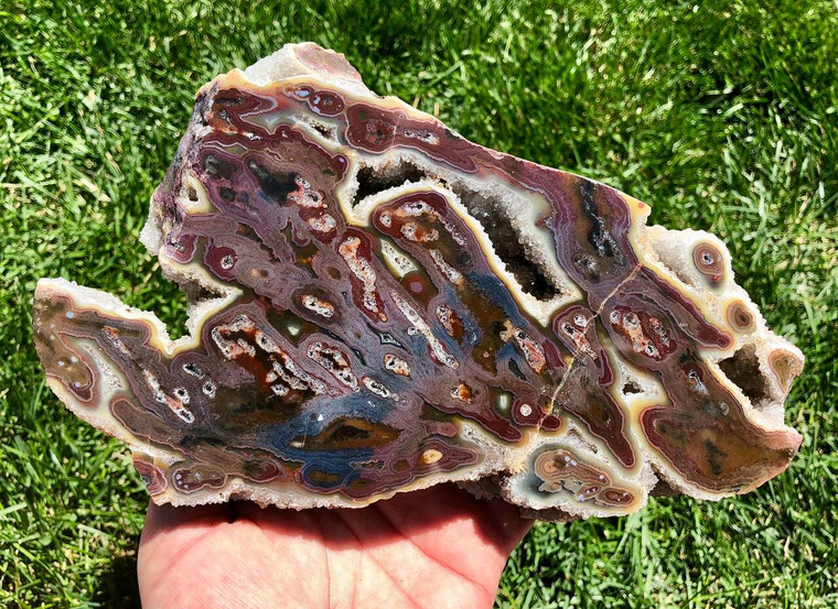 Agate Slab - Front Polished Stone - 126