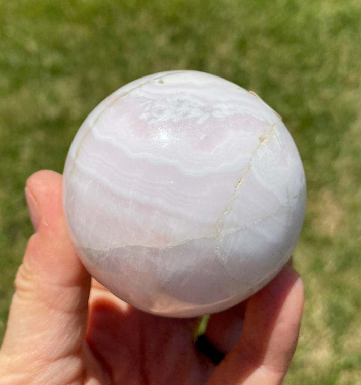 Mangano Calcite Shaped - Polished Crystal - Pink Calcite - 5