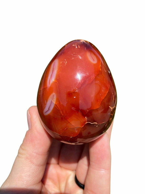 【カーネリアン】 エッグ ② CARNELIAN EGG new-moon-beginnings-carnelian-