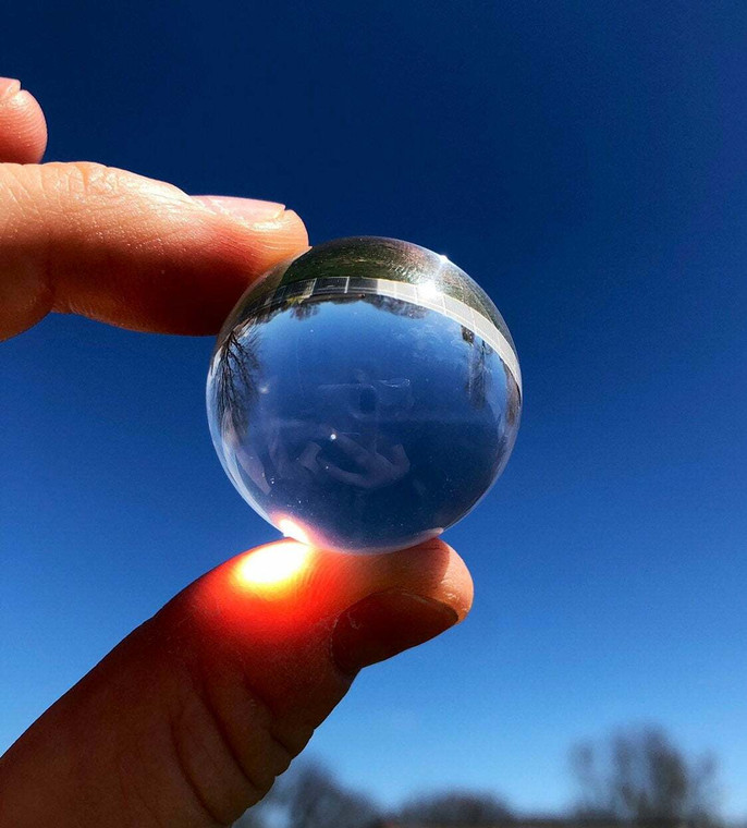 Clear Quartz Sphere - Polished Crystal