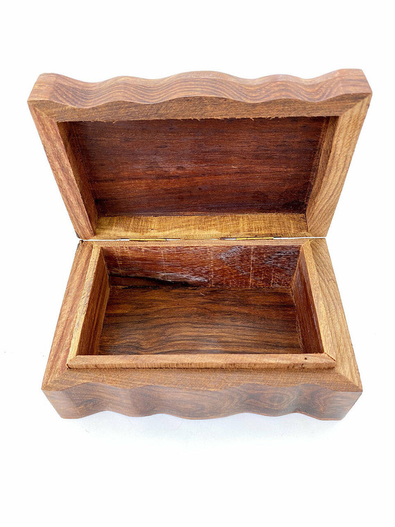 Tree of Life Carved Wooden Box | New Moon Beginnings