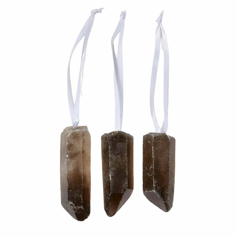 Smoky Quartz Point Ornament