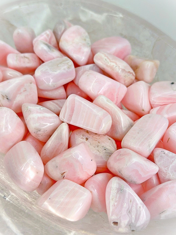 Mangano Calcite Tumbled Stone - Grade A