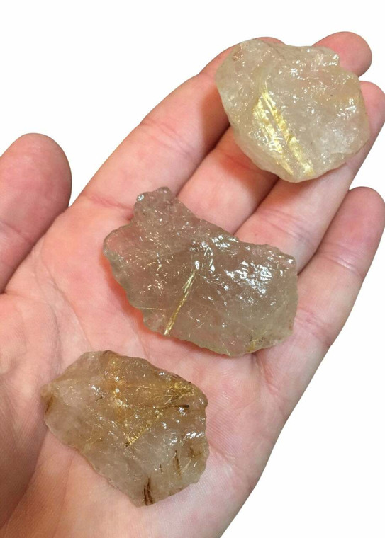 Raw Golden Rutilated Quartz Crystal