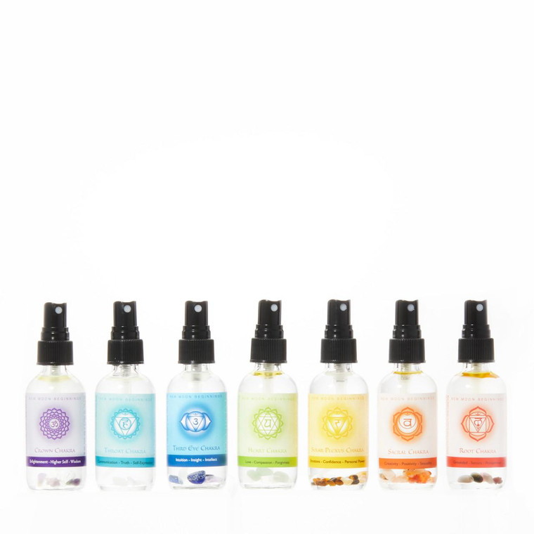 7 Chakra Spray Set (7 Bottles) 