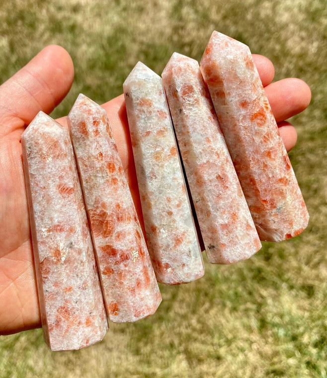 Sunstone Point Polished Stone Tower | New Moon Beginnings