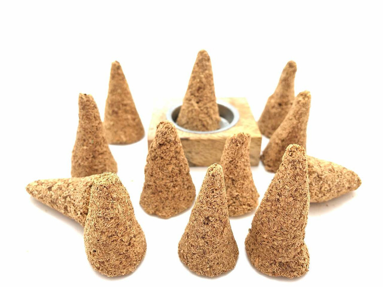 Palo Santo Incense Cones with Burner